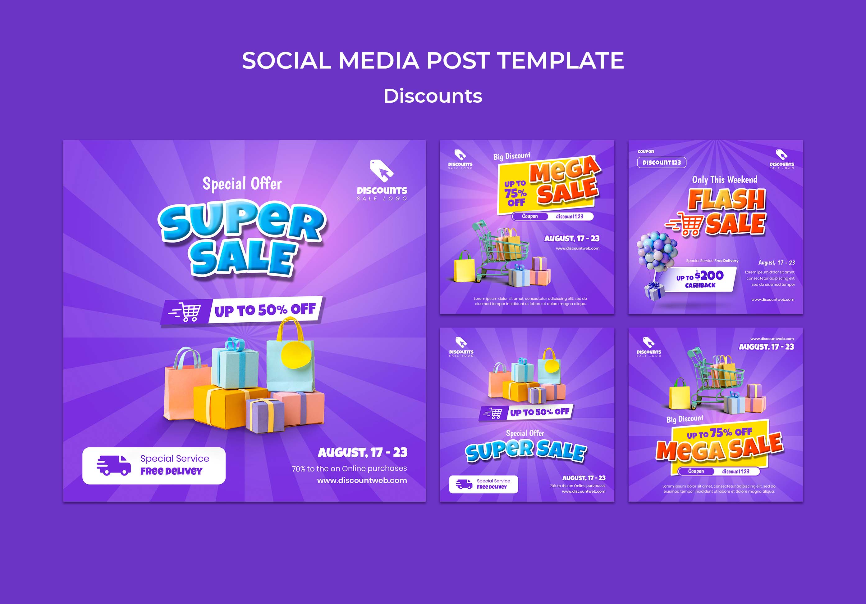 Mega Pack 10.000 Instagram Premium Templates Historia + Feed - GeekMadness