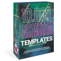 Mega Pack 10.000 Instagram Premium Templates Historia + Feed - GeekMadness