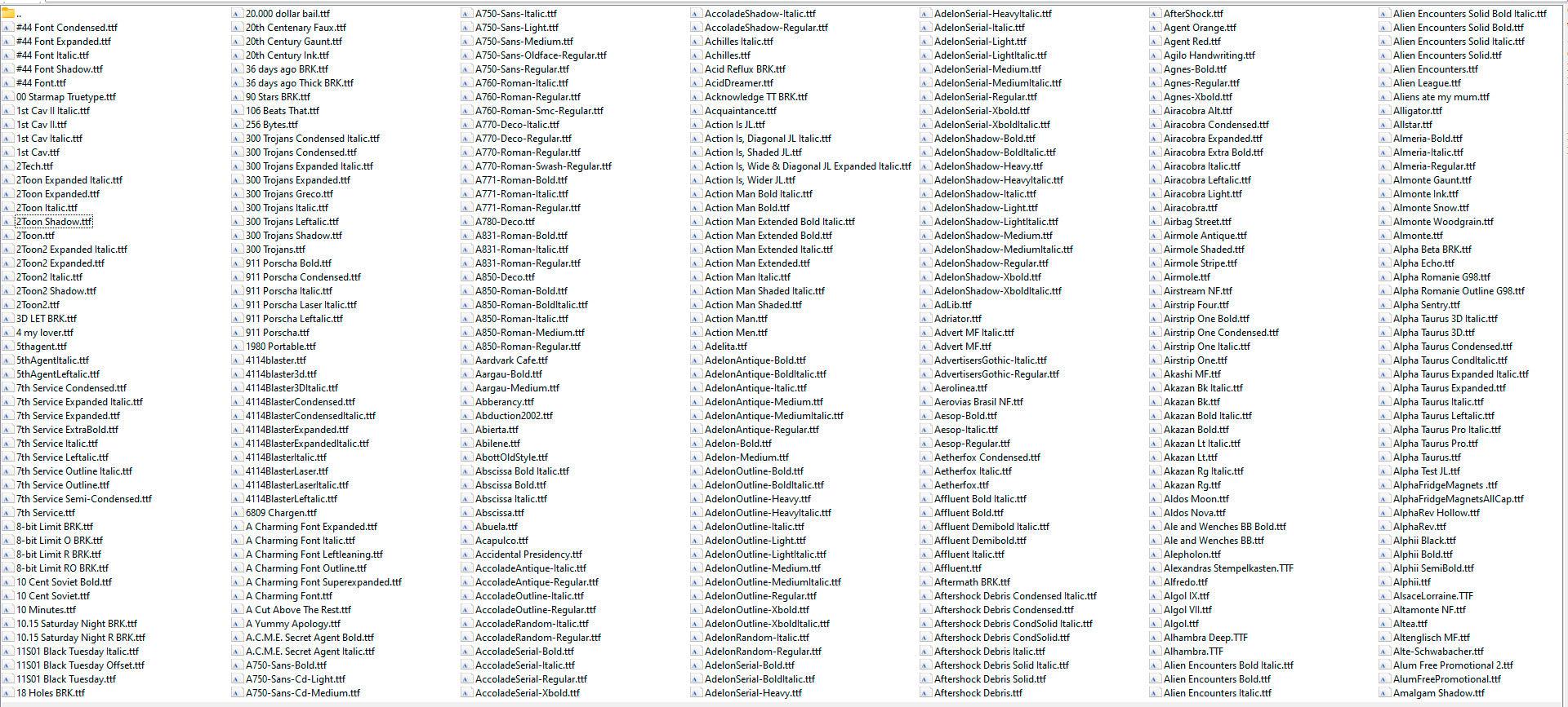 Mega Pack 100.000 Tipografías Premium - Fuentes - Fonts - El más completo - GeekMadness