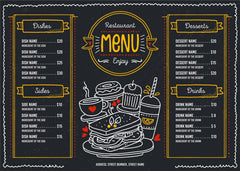 Premium Mega Pack 300 Menus - Flyers Restaurant - Fast Food Editables - GeekMadness