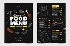 Premium Mega Pack 300 Menus - Flyers Restaurant - Fast Food Editables - GeekMadness